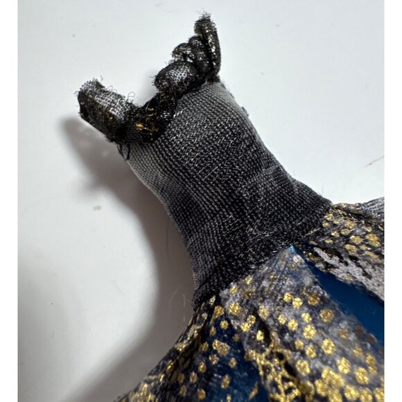 Monster High Dress for Abbey Bominable 13 Wishes Black Blue Gold Snowflake - Picture 3 of 5